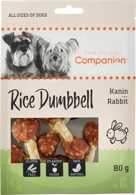 Companion Rice Dumbell - Kanin - 80 g